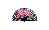 Neva Nude Ice Scream You Scream Blacklight Folding Fan Fancy Dress Ups